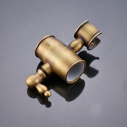 Antique Brass Rainfall Shower Head 3-Way Faucet Diverter Valve Wall Mount Brass Fixer Bracket Handshower Brass Shower Arm