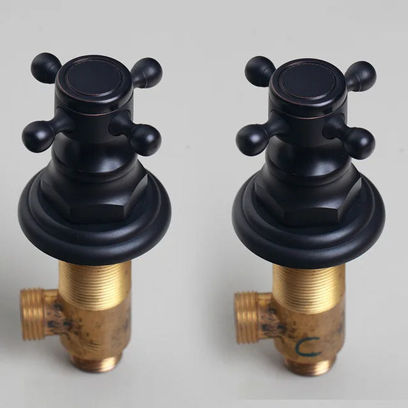 Antique Brass Bathroom Strainer Basin Mixer Tap Handle Unique Design Kitchen Mixer Handle Shower Faucet Hand Chrome Golden