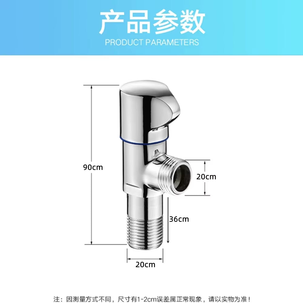 Black/Silver Angle Stainless Steel Faucet Kitchen Cold Hot Mixer Tap with Standard G1/2 Threaded for Bathroom Accessories