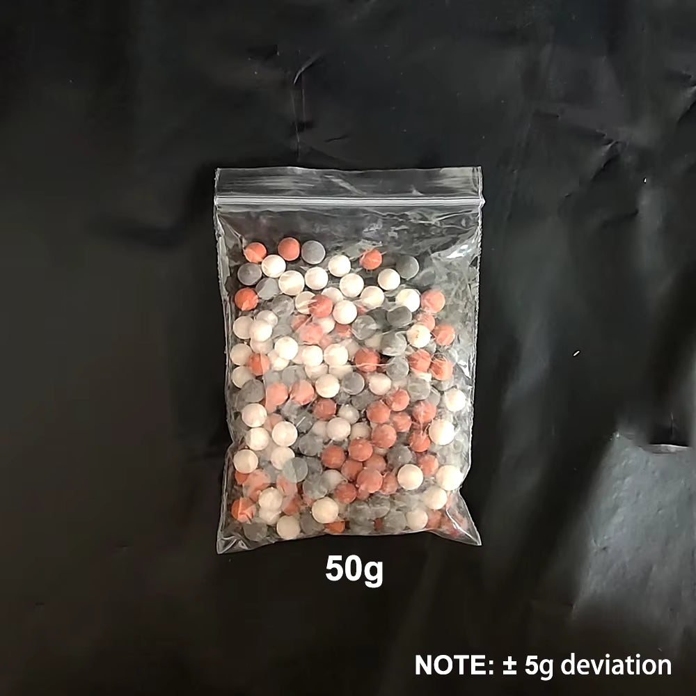 Shower Head Replacement Beads Filter Energy Anion Mineralized Negative Ions Ceramic Balls Bathroom Water Purification Stones