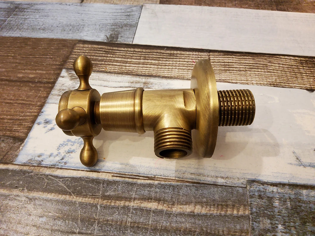 Antique Brass Bathroom Strainer Basin Mixer Tap Handle Unique Design Kitchen Mixer Handle Shower Faucet Hand Chrome Golden