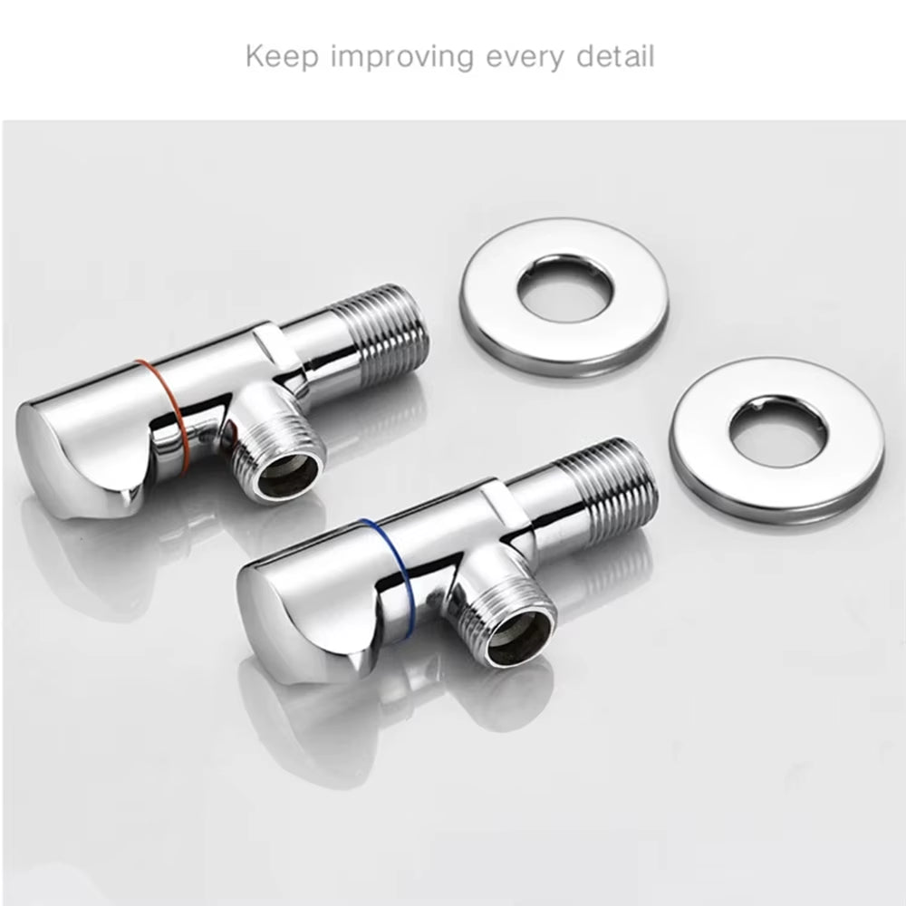 Black/Silver Angle Stainless Steel Faucet Kitchen Cold Hot Mixer Tap with Standard G1/2 Threaded for Bathroom Accessories