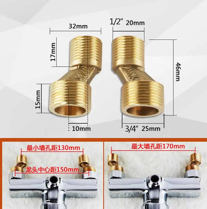 Antique Brass Rainfall Shower Head 3-Way Faucet Diverter Valve Wall Mount Brass Fixer Bracket Handshower Brass Shower Arm