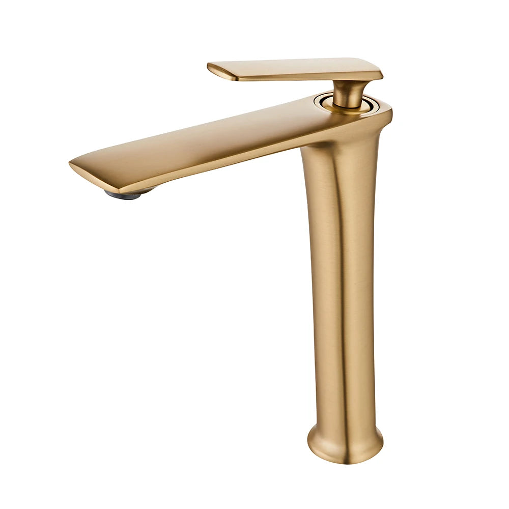 Luxury Black Rose Gold Wash Basin Taps Modern White Faucet Bathroom Luxury Basin Faucets Hot Cold Water Sink Tap Mixer