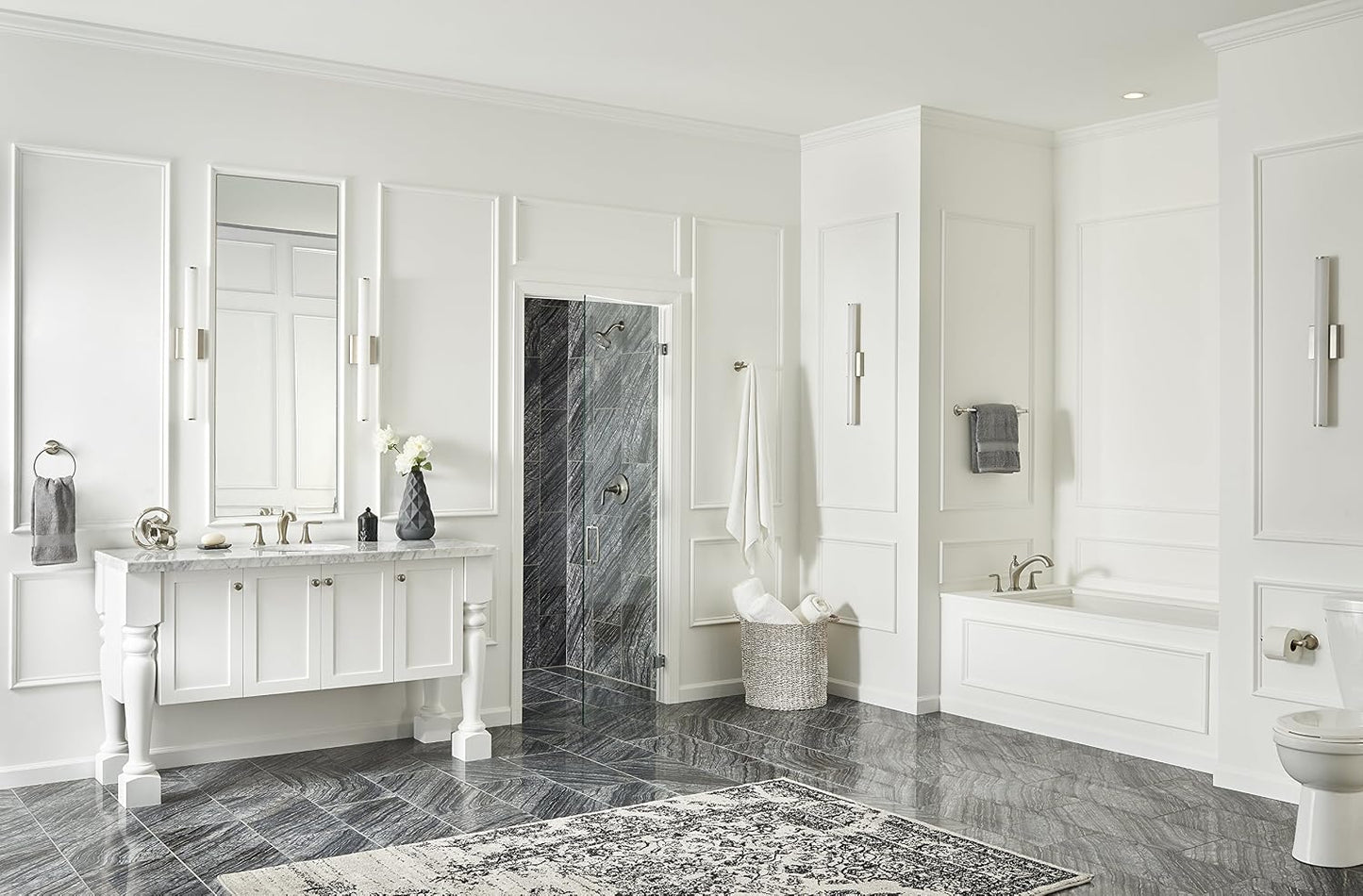 LG89-7MGK Northcott 1-Handle Shower, Trim Only, in Brushed Nickel