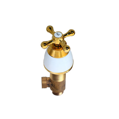 Antique Brass Bathroom Strainer Basin Mixer Tap Handle Unique Design Kitchen Mixer Handle Shower Faucet Hand Chrome Golden