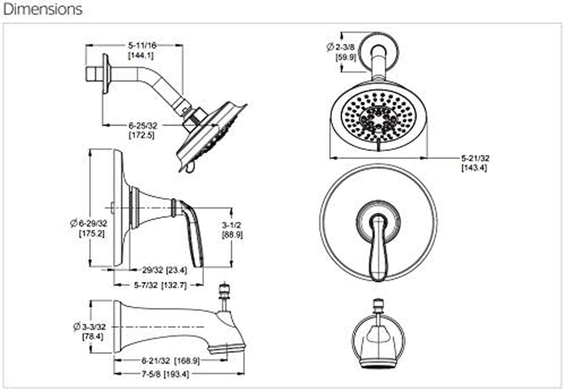 LG89-7MGK Northcott 1-Handle Shower, Trim Only, in Brushed Nickel