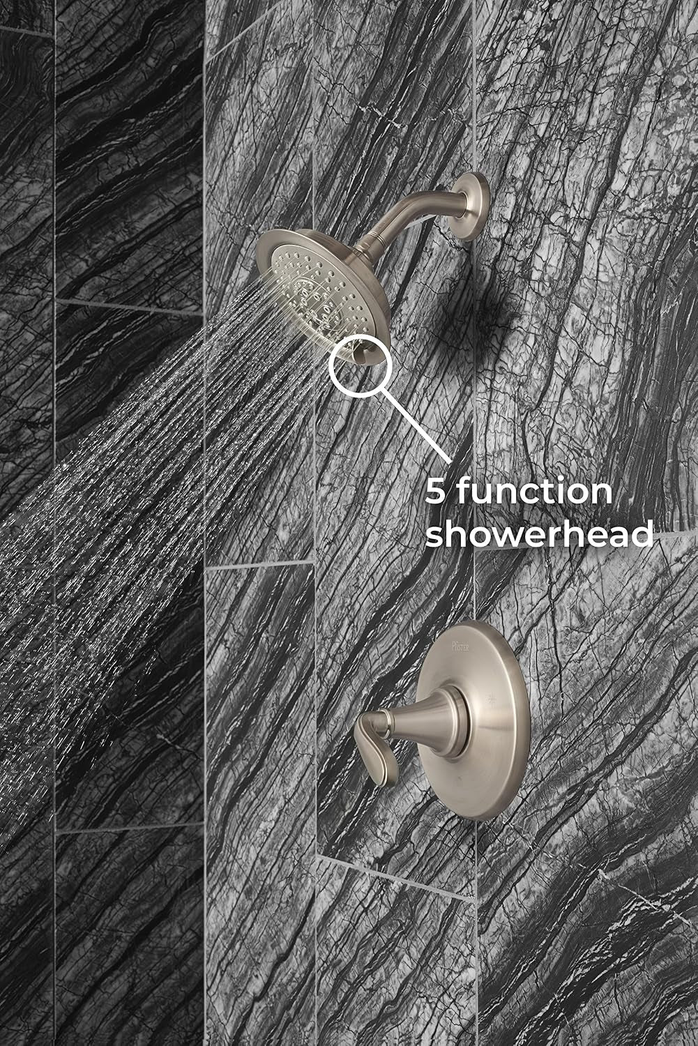 LG89-7MGK Northcott 1-Handle Shower, Trim Only, in Brushed Nickel