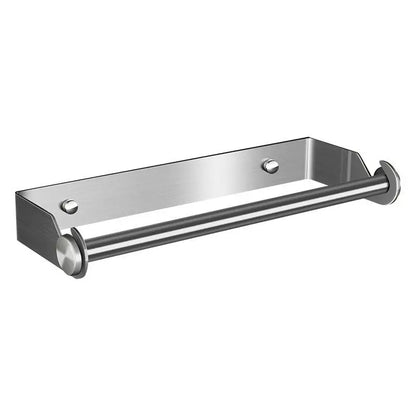 YITING SUS304 Stainless Steel Paper Towel Holder Kitchen Towel Holder Storage Rack Non-Perforated Plastic Wrap Holder 1 Pack